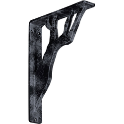 Damon 1.5"W x 7.5"D x 10"H Countertop Bracket, Iron/Steel Antiqued Pewter