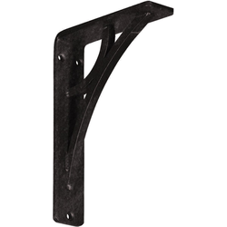 Galveston 1.5"W x 5.5"D x 8"H Countertop Bracket, Iron/Steel Antiqued Pewter