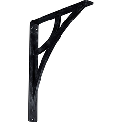 Galveston 1.5"W x 12"D x 15"H Countertop Bracket, Iron/Steel Antiqued Pewter