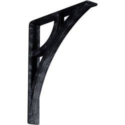 Galveston 2"W x 12"D x 15"H Countertop Bracket, Iron/Steel Antiqued Pewter