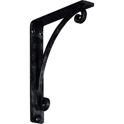 Legacy 1.5"W x 7.5"D x 10"H Countertop Bracket, Iron/Steel Antiqued Pewter