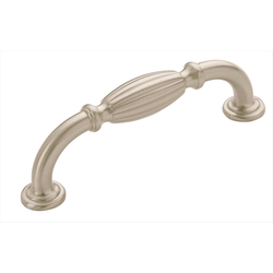 Clearance Sale, Blythe 3-3/4 Inch Center to Center Satin Nickel Cabinet Pull