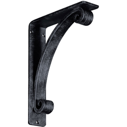 Legacy 2"W x 7.5"D x 10"H Countertop Bracket, Iron/Steel Antiqued Pewter