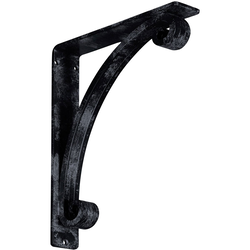 Legacy 2"W x 10"D x 12"H Countertop Bracket, Iron/Steel Antiqued Pewter