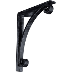 Legacy 2"W x 12"D x 15"H Countertop Bracket, Iron/Steel Antiqued Pewter