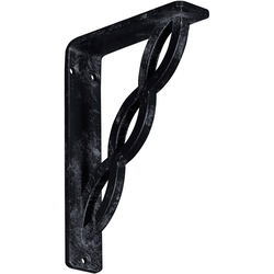 Loera 1.5"W x 5.5"D x 8"H Countertop Bracket, Iron/Steel Antiqued Pewter