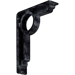Maria 2"W x 7.5"D x 10"H Countertop Bracket, Iron/Steel Antiqued Pewter