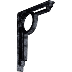 Maria 2"W x 12"D x 15"H Countertop Bracket, Iron/Steel Antiqued Pewter