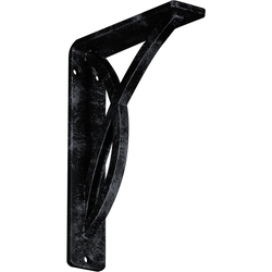 Miller 1.5"W x 5.5"D x 8"H Countertop Bracket, Iron/Steel Antiqued Pewter