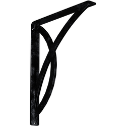 Miller 1.5"W x 12"D x 15"H Countertop Bracket, Iron/Steel Antiqued Pewter