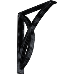 Miller 2"W x 12"D x 15"H Countertop Bracket, Iron/Steel Antiqued Pewter