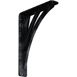 Nevio 1.5"W x 7.5"D x 10"H Countertop Bracket, Iron/Steel Antiqued Pewter