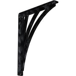 Nevio 1.5"W x 12"D x 15"H Countertop Bracket, Iron/Steel Antiqued Pewter