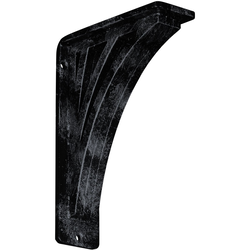 Nevio 2"W x 5.5"D x 8"H Countertop Bracket, Iron/Steel Antiqued Pewter