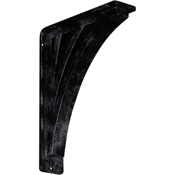 Nevio 2"W x 7.5"D x 10"H Countertop Bracket, Iron/Steel Antiqued Pewter