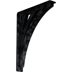 Nevio 2"W x 12"D x 15"H Countertop Bracket, Iron/Steel Antiqued Pewter