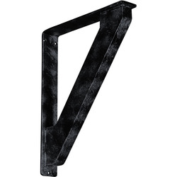 Traditional 2"W x 12"D x 15"H Countertop Bracket, Iron/Steel Antiqued Pewter