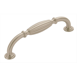 Clearance Sale, Blythe 5-1/16 Inch Center to Center Satin Nickel Cabinet Pull