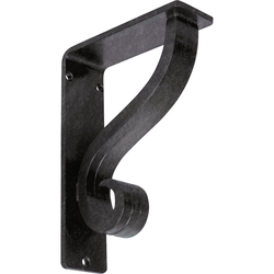 Ashford 2"W x 7.5"D x 10"H Countertop Bracket, Iron/Steel Antiqued Silver