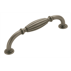 Clearance Sale, Blythe 5-1/16 Inch Center to Center Weathered Nickel Cabinet Pull