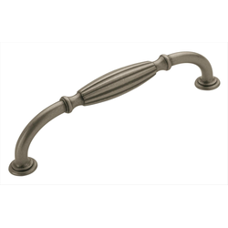 Clearance Sale, Blythe 6-5/16 Inch Center to Center Weathered Nickel Cabinet Pull