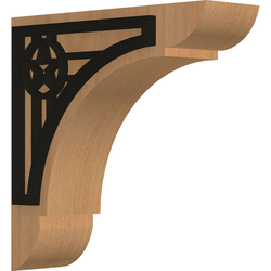 Olympic 1.75"W x 6"D x 6"H Countertop Bracket, Cherry