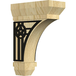 Stockport 2.25"W x 5"D x 7"H Countertop Bracket, Maple