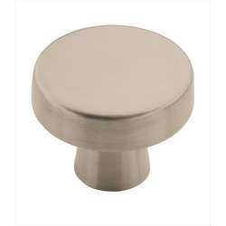 Blackrock 1-5/16 Inch Diameter Satin Nickel Cabinet Knob