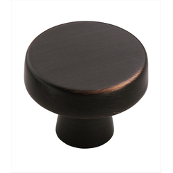 Blackrock 1-5/16 Inch Diameter Oil Rubbed Bronze Cabinet Knob