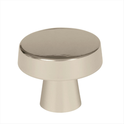 Blackrock 1-5/16 Inch Diameter Polished Nickel Cabinet Knob