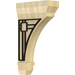 Stockport 2.25"W x 6"D x 10"H Countertop Bracket, Maple