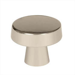 Blackrock 1-3/4 Inch Diameter Polished Nickel Cabinet Knob