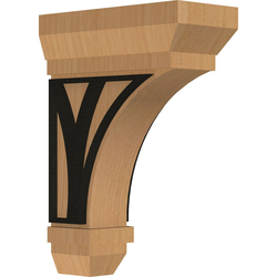 Stockport 2.25"W x 5"D x 7"H Countertop Bracket, Cherry