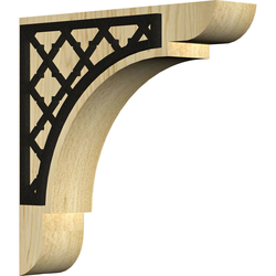 Olympic 1.75"W x 8"D x 8"H Countertop Bracket, Maple