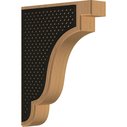 Bedford 1.75"W x 7.25"D x 9.5"H Countertop Bracket, Cherry