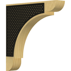 Olympic 1.75"W x 10"D x 10"H Countertop Bracket, Alder