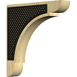 Olympic 1.75"W x 10"D x 10"H Countertop Bracket, Maple