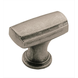 Highland Ridge 1-3/8 Inch Diameter Aged Pewter Cabinet Knob