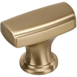 Highland Ridge 1-3/8 Inch Diameter Golden Champagne Cabinet Knob