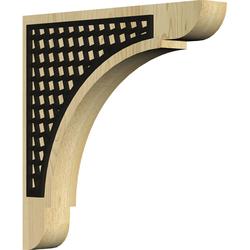 Olympic 1.75"W x 12"D x 12"H Countertop Bracket, Maple