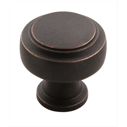 Highland Ridge 1-1/8 Inch Diameter Dark Oiled Bronze Cabinet Knob