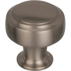 Highland Ridge 1-3/16 Inch Diameter Satin Nickel Cabinet Knob