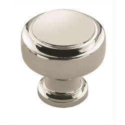 Highland Ridge 1-1/8 Inch Diameter Polished Nickel Cabinet Knob