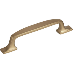 Highland Ridge 3-3/4 Inch Center to Center Golden Champagne Cabinet Pull (Handle)