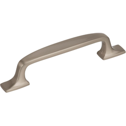 Highland Ridge 3-3/4 Inch Center to Center Satin Nickel Cabinet Pull (Handle)