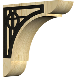 Olympic 1.75"W x 6"D x 6"H Countertop Bracket, Maple