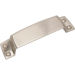 Highland Ridge 3-1/2 Inch Center to Center Polished Nickel Cabinet Cup Pull