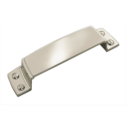 Highland Ridge 3-1/2 Inch Center to Center Polished Nickel Cabinet Cup Pull