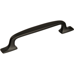 Highland Ridge 5-1/16 Inch Center to Center Black Bronze Cabinet Pull (Handle)