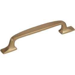 Highland Ridge 5-1/16 Inch Center to Center Golden Champagne Cabinet Pull (Handle)